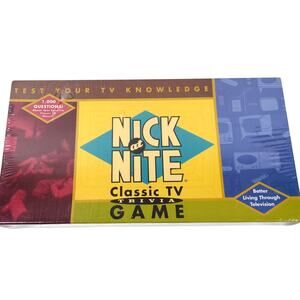 Vintage Nick At Nite Classic TV Trivia Game 1996 Cardinal Brand New Sealed
